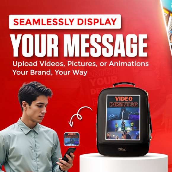 NOIR LUXE™ LED BACKPACK - Picture 8 of 8